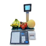 Possafe CAS CL-3000 Price Computing Food Weighing Scale with Integrated Label Printer (30 KG)