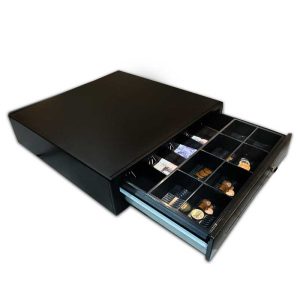 Possafe Cash Drawer with 5 Bills & 8 Removable Coins Tray