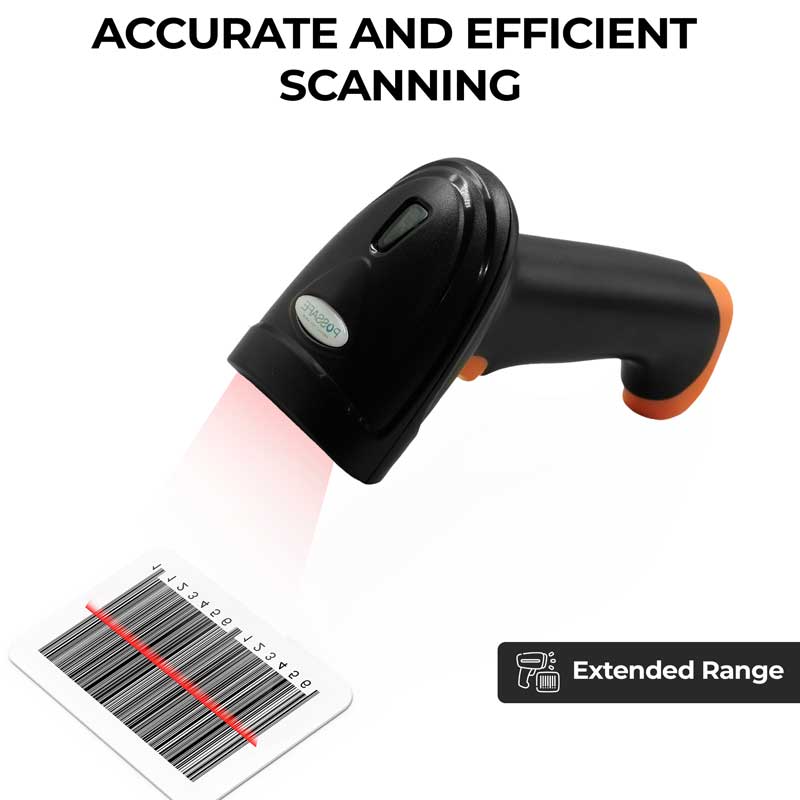 Possafe LQE-101 Handheld Wired Barcode Scanner with USB Cable - Image 2