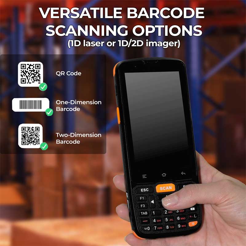 Possafe Movfast TSX Mobile Data Terminal PDA Handheld Android with 1D 2D Barcode Scanner - Image 4