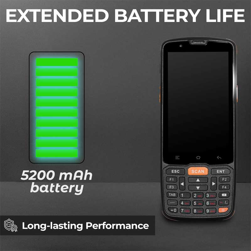 Possafe Movfast TSX Mobile Data Terminal PDA Handheld Android with 1D 2D Barcode Scanner - Image 5